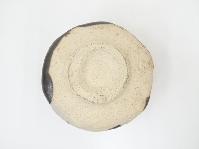 439『黒織部 鉢　大茶碗？』　/美術品 骨董 古美術 アンティーク 茶道具 439『黒織部 鉢 大茶碗？』 /美術品 骨董 古美術 アンティーク